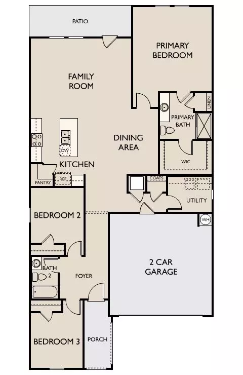 Floorplan - 517 Lagoon Dr, Maxwell, TX 78656 photo 1 of 1