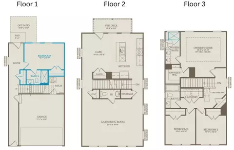 Floorplan - 1524 Tamarisk Ln, Durham, NC 27703 photo 2 of 3