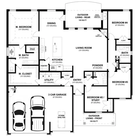 Floorplan - 8833 Stark St, Arcadia, OK 73007 photo 1 of 1