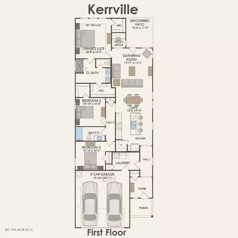 Floorplan - 658 Tailwind Dr, Kyle, TX 78640 photo 1 of 1