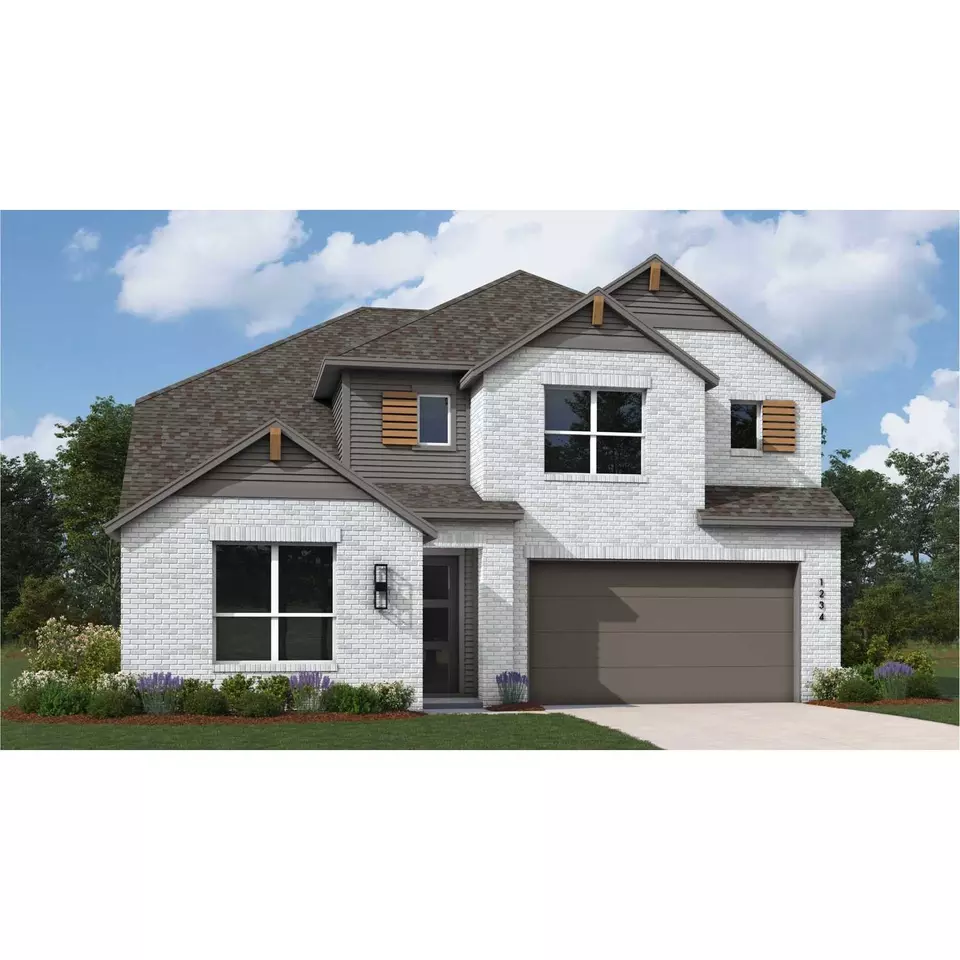 Exterior - Plan Bernini - 5611 Kyle Joseph Dr, Georgetown, TX 78628 photo 2 of 6