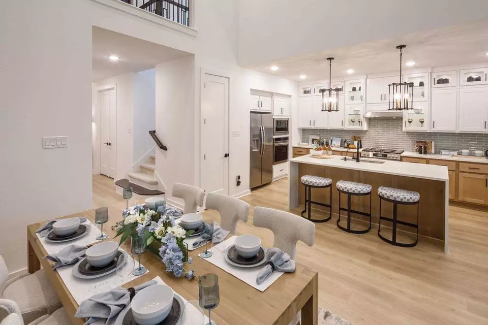 Dining - Plan Bernini - 5611 Kyle Joseph Dr, Georgetown, TX 78628 photo 3 of 5