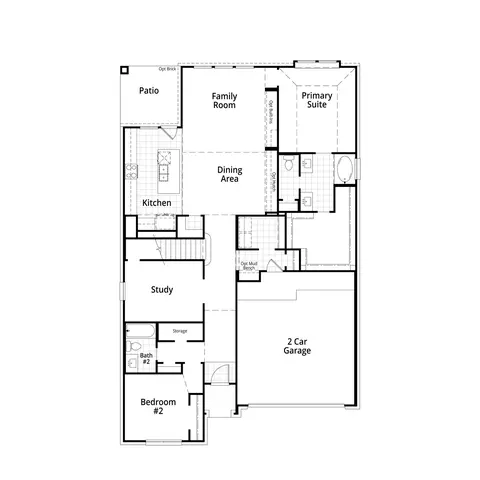 Floorplan - Plan Bernini - 5611 Kyle Joseph Dr, Georgetown, TX 78628 photo 1 of 2