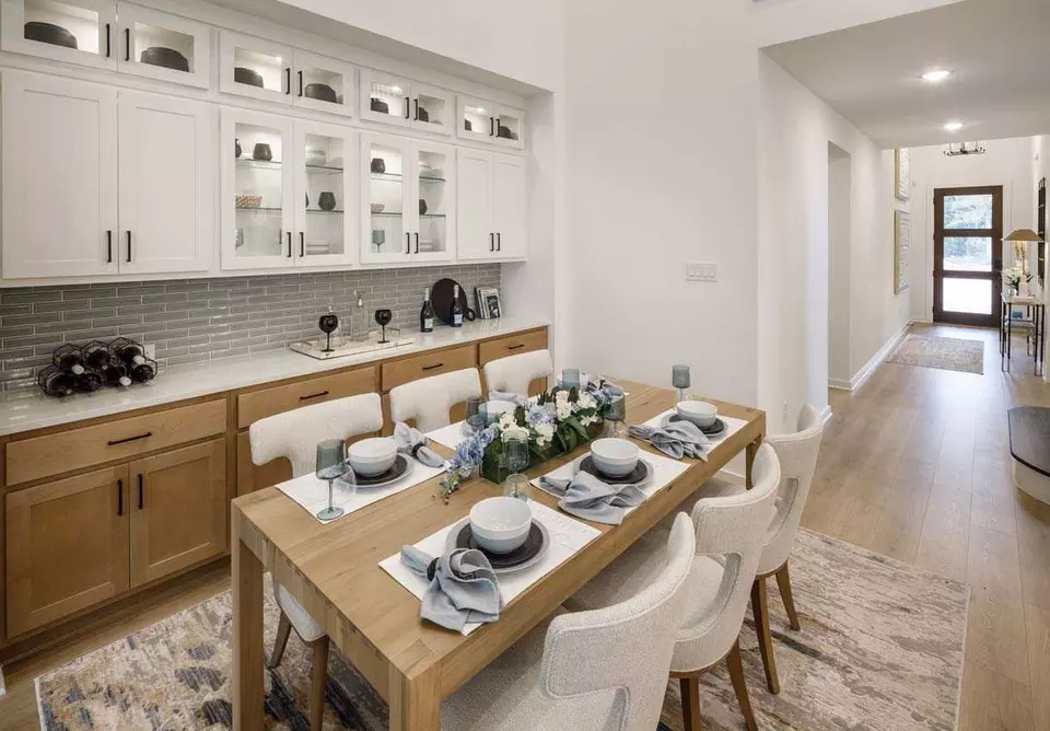 Dining - Plan Bernini - 5611 Kyle Joseph Dr, Georgetown, TX 78628 photo 4 of 5