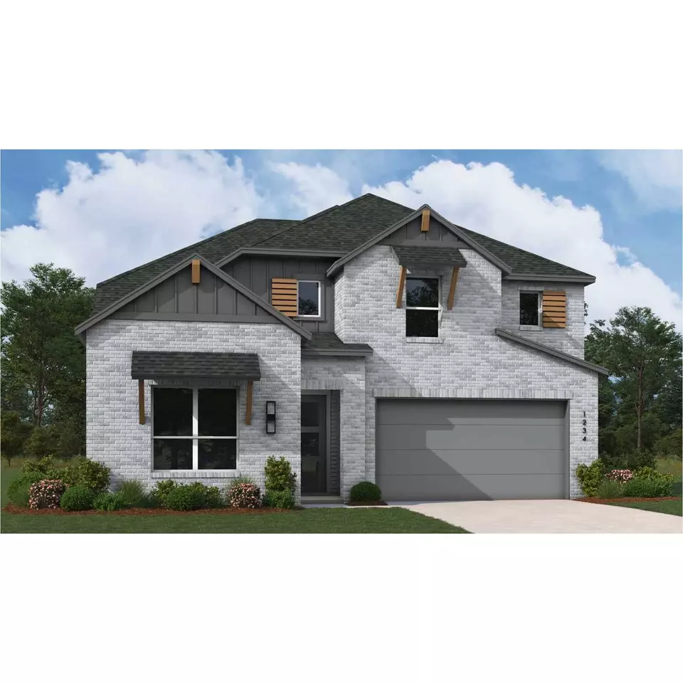 Exterior - Plan Bernini - 5611 Kyle Joseph Dr, Georgetown, TX 78628 photo 3 of 6