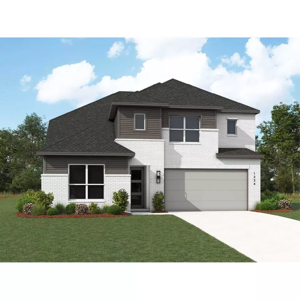 Exterior - Plan Bernini - 5611 Kyle Joseph Dr, Georgetown, TX 78628 photo 4 of 6
