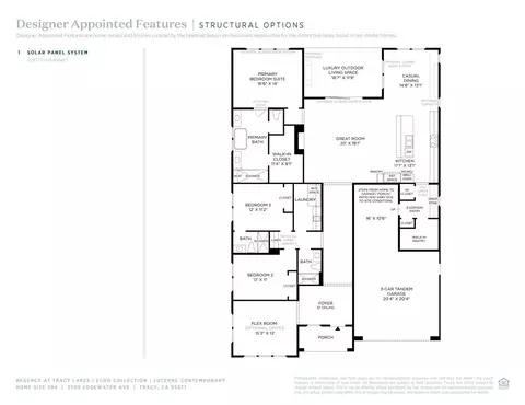 Floorplan - 3309 Edgewater Ave, Tracy, CA 95377 photo 2 of 2