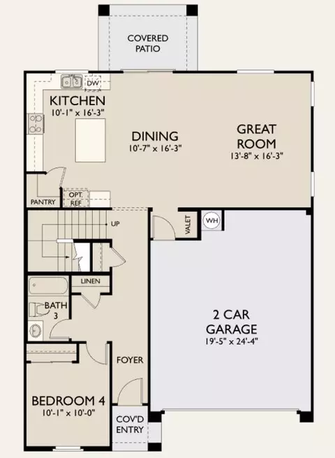 Floorplan - 4541 S Venus Ave, Mesa, AZ 85212 photo 3 of 4