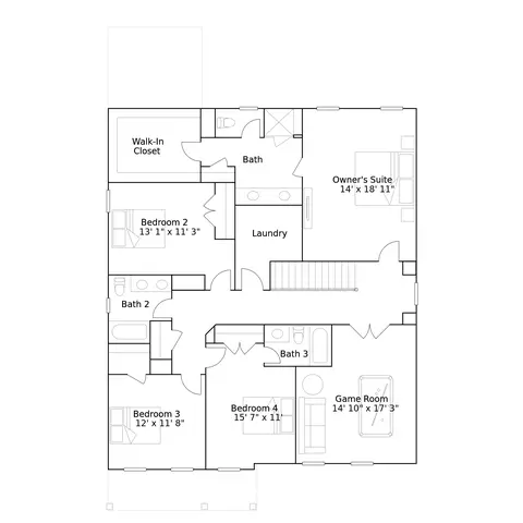 Floorplan - 1012 Constellation Cir, Durham, NC 27703 photo 3 of 3