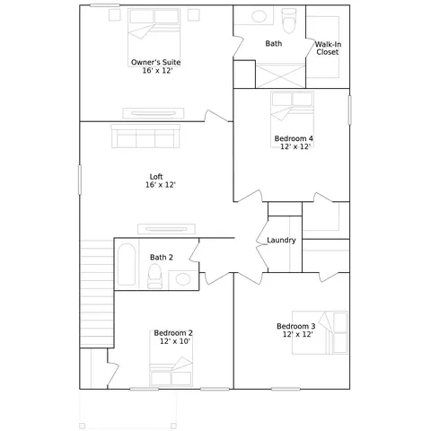 Floorplan - 168 Zircon Ln, Maxwell, TX 78656 photo 2 of 2