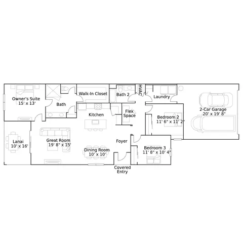 Floorplan - 19625 Whispering Creek Rd, Loxahatchee, FL 33470 photo 1 of 1