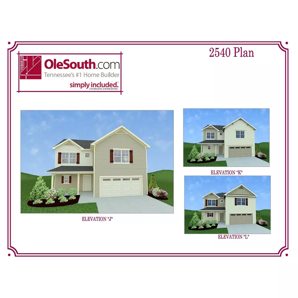 Plan 2540 Elevation JKL 3631 Pin Hook Rd, Antioch, TN 37013 2 Photos Movoto