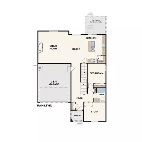 Floorplan - 17948 Herrera Dr, Parker, CO 80134 photo 1 of 3