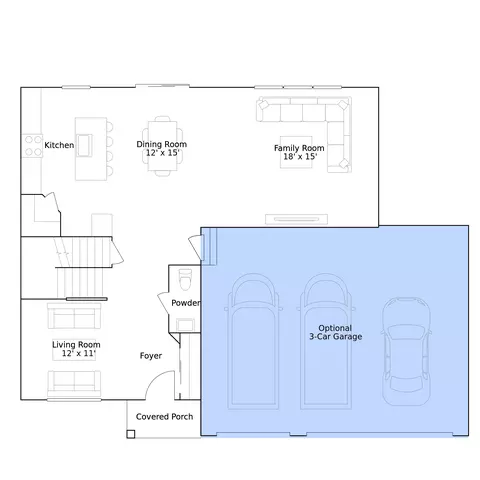 Floorplan - 383 Danforth Dr, Oswego, IL 60543 photo 2 of 3