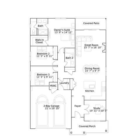 Floorplan - 842 Glade Ave, Forest Grove, OR 97116 photo 1 of 1