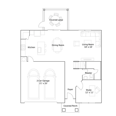 Floorplan - 497 Superior Blvd, Saint Augustine, FL 32092 photo 1 of 2