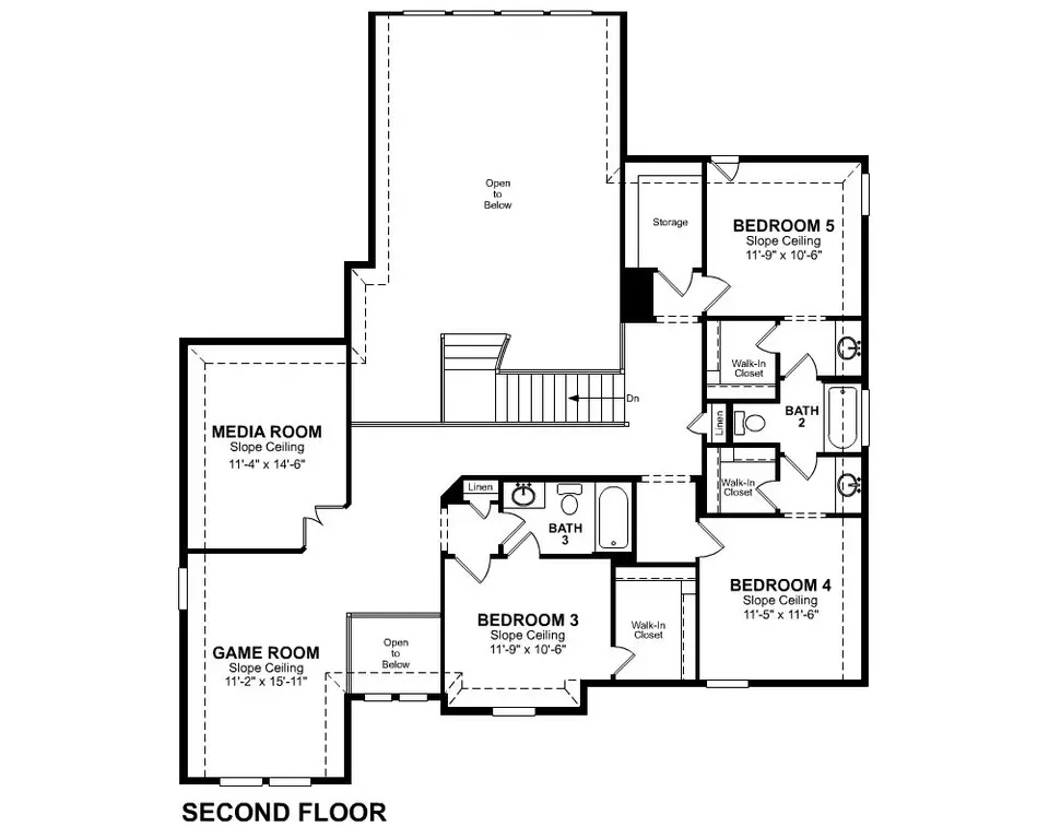 Floorplan - Plan Northcliffe - 6415 Sparkling Citrus St, Manvel, TX 77578 photo 2 of 2