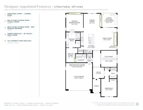 Floorplan - 1848 Snowflower Pl, Tracy, CA 95377 photo 2 of 2