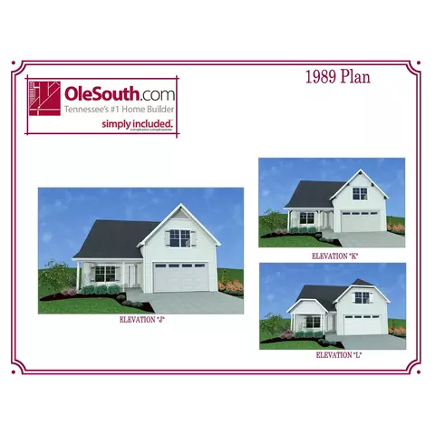 Plan 1989 Elevation JKL - Country Lane, Manchester, TN 37355