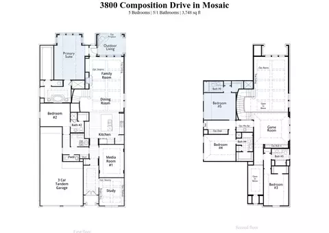 Floorplan - 3800 Composition Dr, Prosper, TX 75078 photo 1 of 1