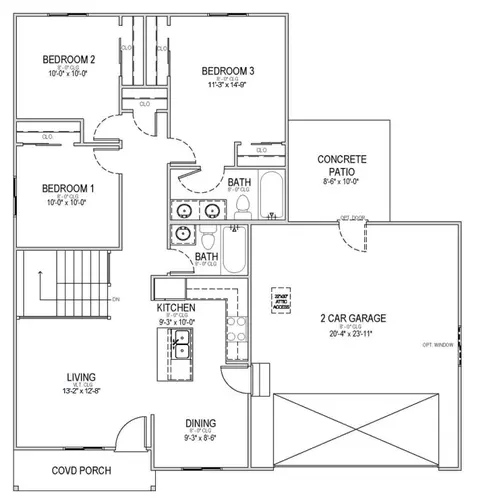 Floorplan - 425 Henry Potter Rd, Box Elder, SD 57719 photo 1 of 1