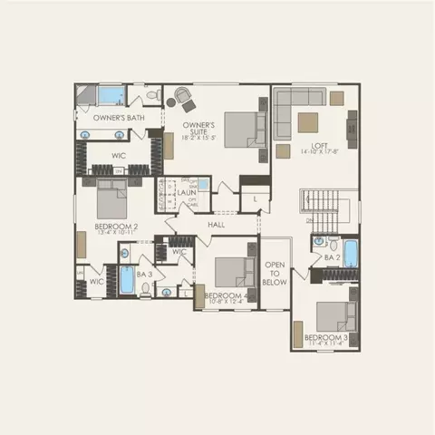 Floorplan - 17947 Livermore Valley Dr, Riverside, CA 92503 photo 2 of 2