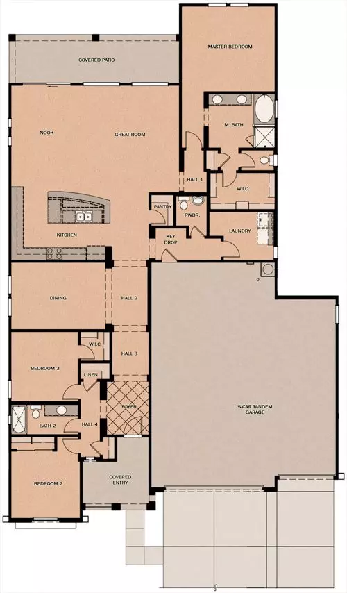  Plan Pelican Bay Super Garage - 16236 W Charlotte Dr, Surprise, AZ 85387 photo 2
