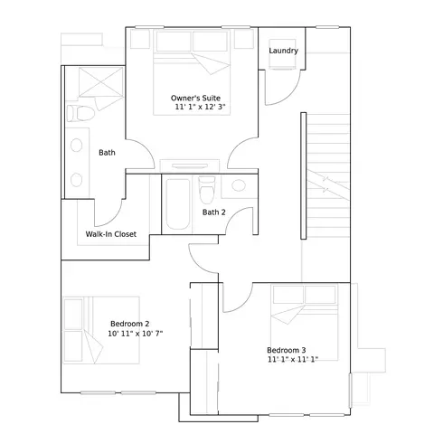 Floorplan - 5592 Holly Bay Ave UNIT E, Dublin, CA 94568 photo 2 of 3