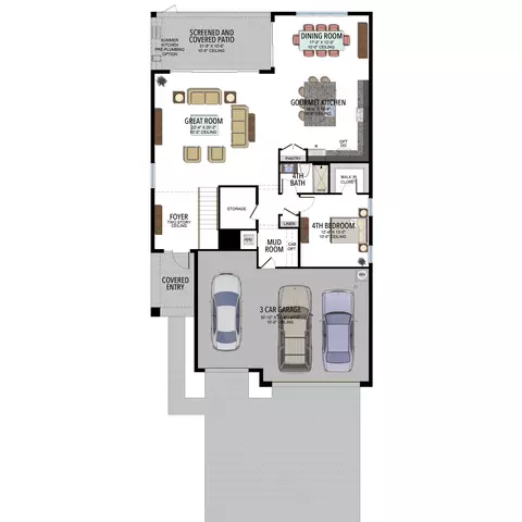 Floorplan - 21077 Teak Tree Ter, Estero, FL 33928 photo 1 of 1