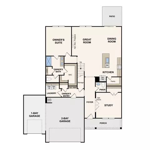 Floorplan - Plan Sinclair - 602 Donna Oaks Dr, Mount Juliet, TN 37122 photo 1 of 3