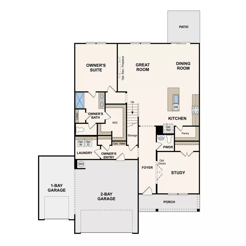 Floorplan - Plan Sinclair - 602 Donna Oaks Dr, Mount Juliet, TN 37122 photo 1 of 3