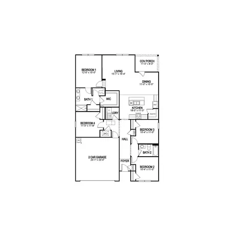 Floorplan - 18553 Blocton Dr, Vance, AL 35490 photo 1 of 1
