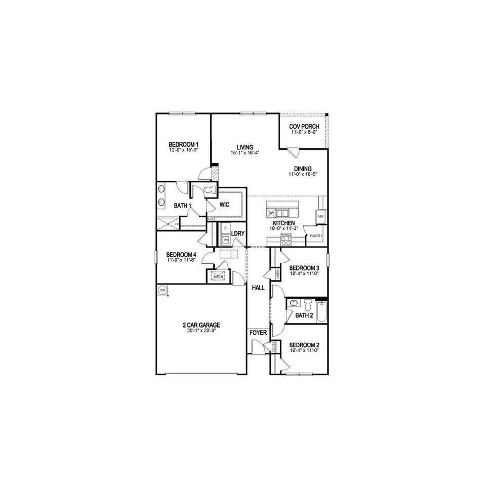 Floorplan - 18553 Blocton Dr, Vance, AL 35490 photo 1 of 1