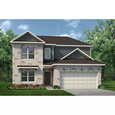 Plan The Georgetown II - 12596 Canyon Falls Blvd, Willis, TX 77318