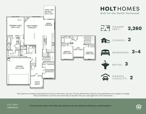 Floorplan - 41545 Metolius Ave, Sandy, OR 97055 photo 1 of 2