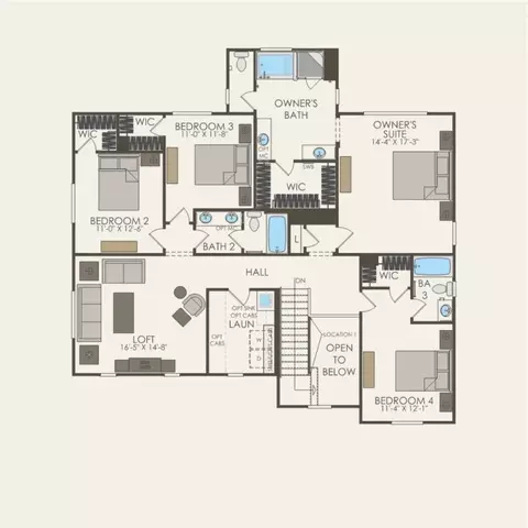 Floorplan - 17862 Rutherford Dr, Riverside, CA 92503 photo 2 of 2