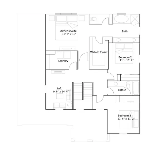 Floorplan - 272 Birch Ranch Way, Patterson, CA 95363 photo 2 of 2