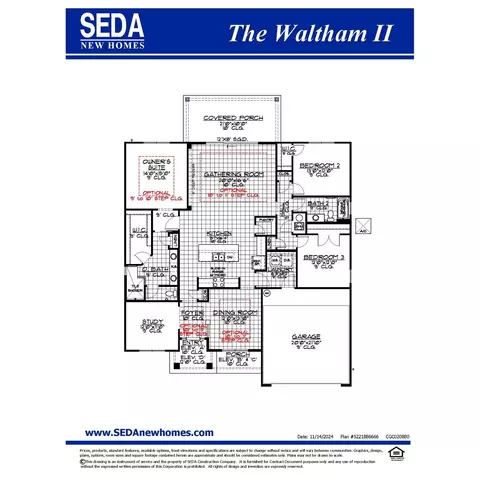 Floorplan - 85448 Sandy Ridge Loop, Yulee, FL 32097 photo 1 of 1