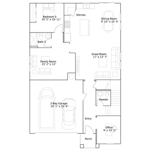 Floorplan - 1800 Klamath Rd S, Madera, CA 93636 photo 1 of 2