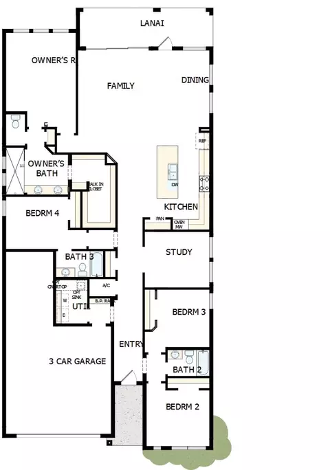 Floorplan - 11838 Richmond Trl, Parrish, FL 34219 photo 1 of 1