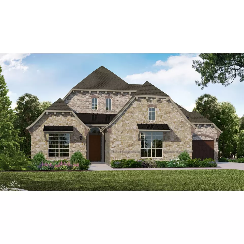 Exterior - Plan 815 - 1317 Limestone Rdg, Mansfield, TX 76063 photo 4 of 8