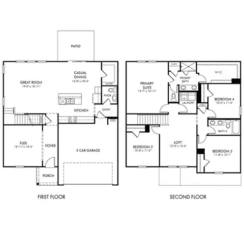 Floorplan - 801 Treeline Rd, Moore, SC 29369 photo 1 of 2