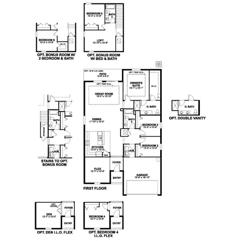 Floorplan - 9906 Last Light Gln, Parrish, FL 34219 photo 1 of 1