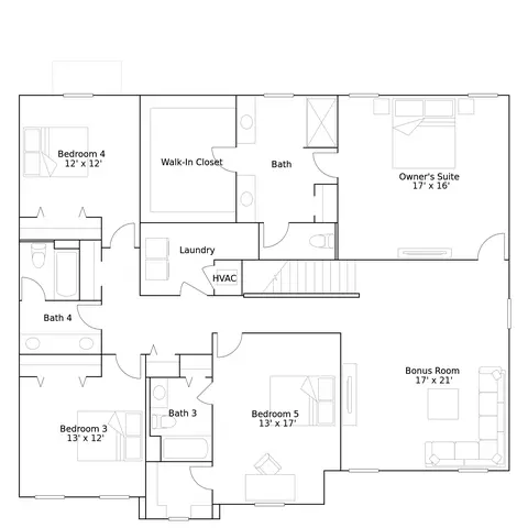 Floorplan - 11820 Blue Diamond Trl, Parrish, FL 34219 photo 2 of 2