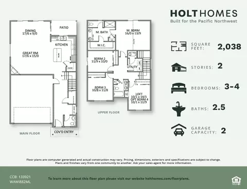 Floorplan - 2998 S Quartz Dr, Cornelius, OR 97113 photo 1 of 1