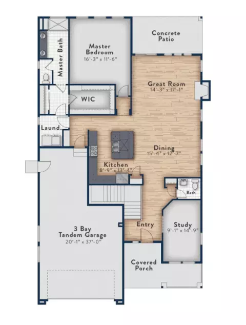 Floorplan - 12875 Stone Valley Dr, Colorado Springs, CO 80920 photo 1 of 2