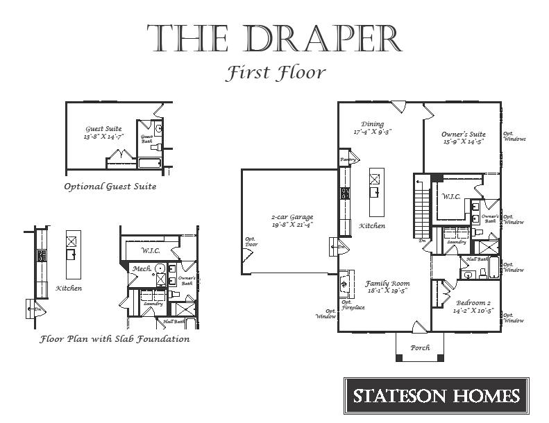 Plan The Draper 163 Broad St, Daleville, VA 24083 3 Photos Movoto
