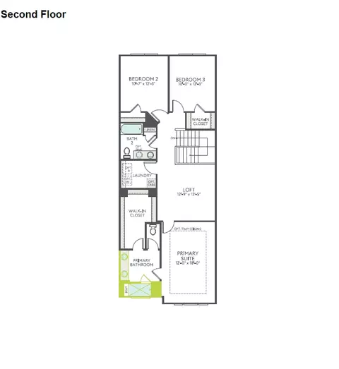 Floorplan - 607 Callan View Ave, Wake Forest, NC 27587 photo 2 of 2