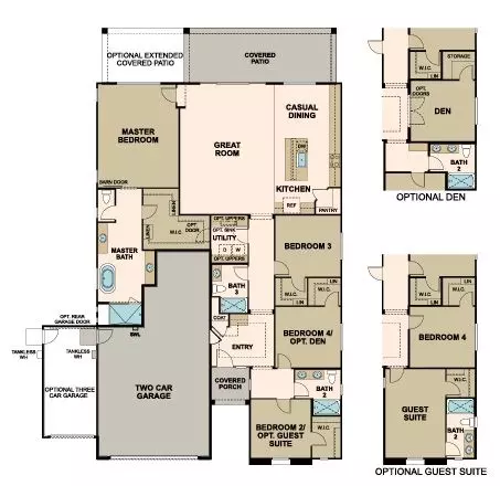 Floorplan - 7551 E 36th Ln, Yuma, AZ 85365 photo 1 of 1