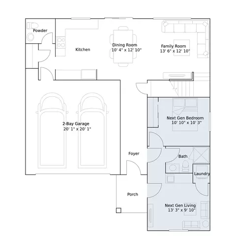 Floorplan - 313 Teton Ranch Way, Patterson, CA 95363 photo 1 of 2
